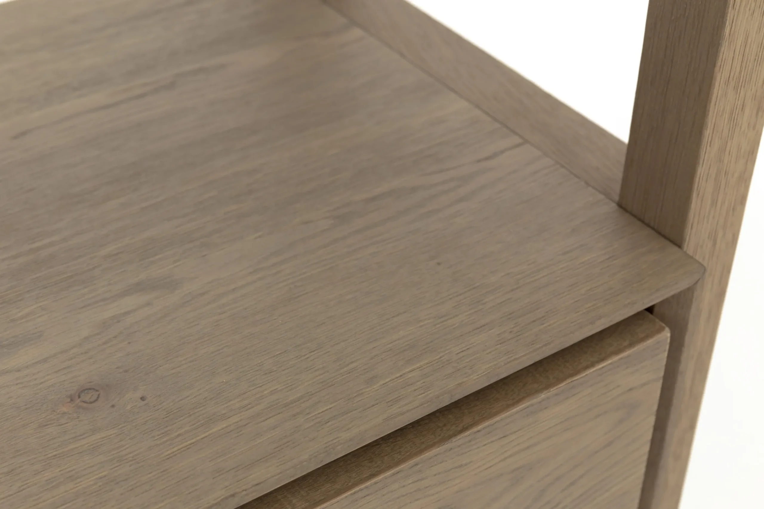 Flamant Aber, Etagere A Chaussures, Chene Patine, Avec Tringle De Placard New