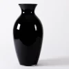 Flamant Adina, Vase, Noir, Souffle Bouche, 70Cm