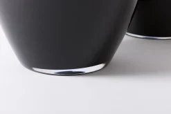 Flamant Adina, Vase, Noir, Souffle Bouche, 70Cm