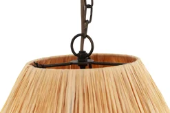 Flamant Aimee, Suspension, Raphia Et Fer, S Outlet