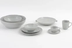 Flamant Alanah, Assiette, Ceramique, Gris, 21,5Cm Clearance