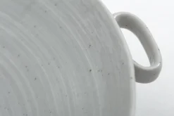 Flamant Alanah, Bol De Service, Ceramique, Gris, 25,5Cm Discount