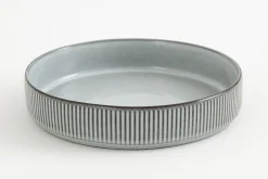 Flamant Architecto, Assiette A Pates, Ceramique, Gris Hot