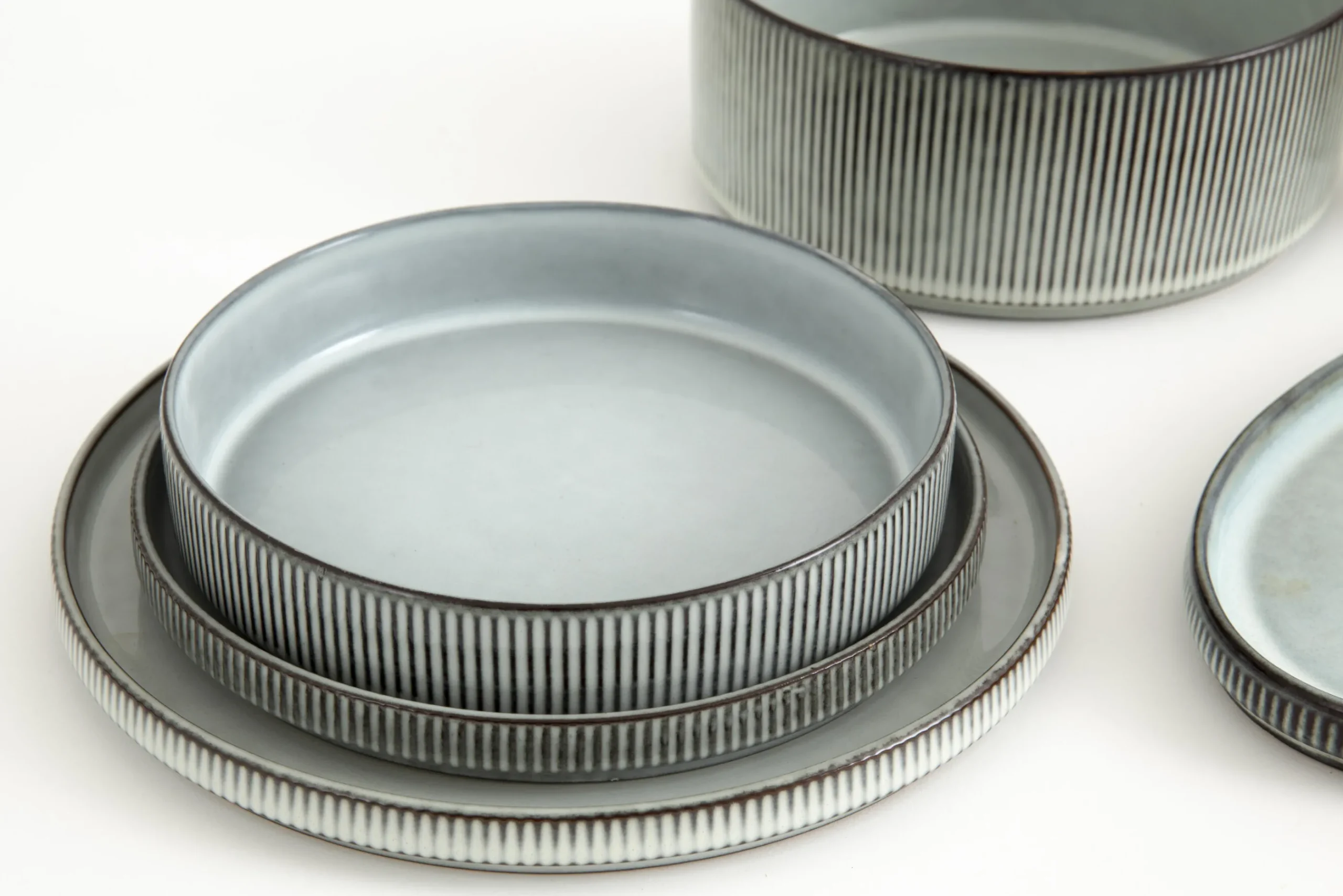 Flamant Architecto, Assiette, Ceramique, Gris, 20,5Cm Best