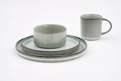 Flamant Architecto, Assiette, Ceramique, Gris, 20,5Cm Best