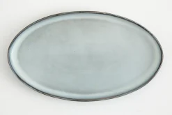 Flamant Architecto, Assiette De Service, Ceramique, Gris Clearance
