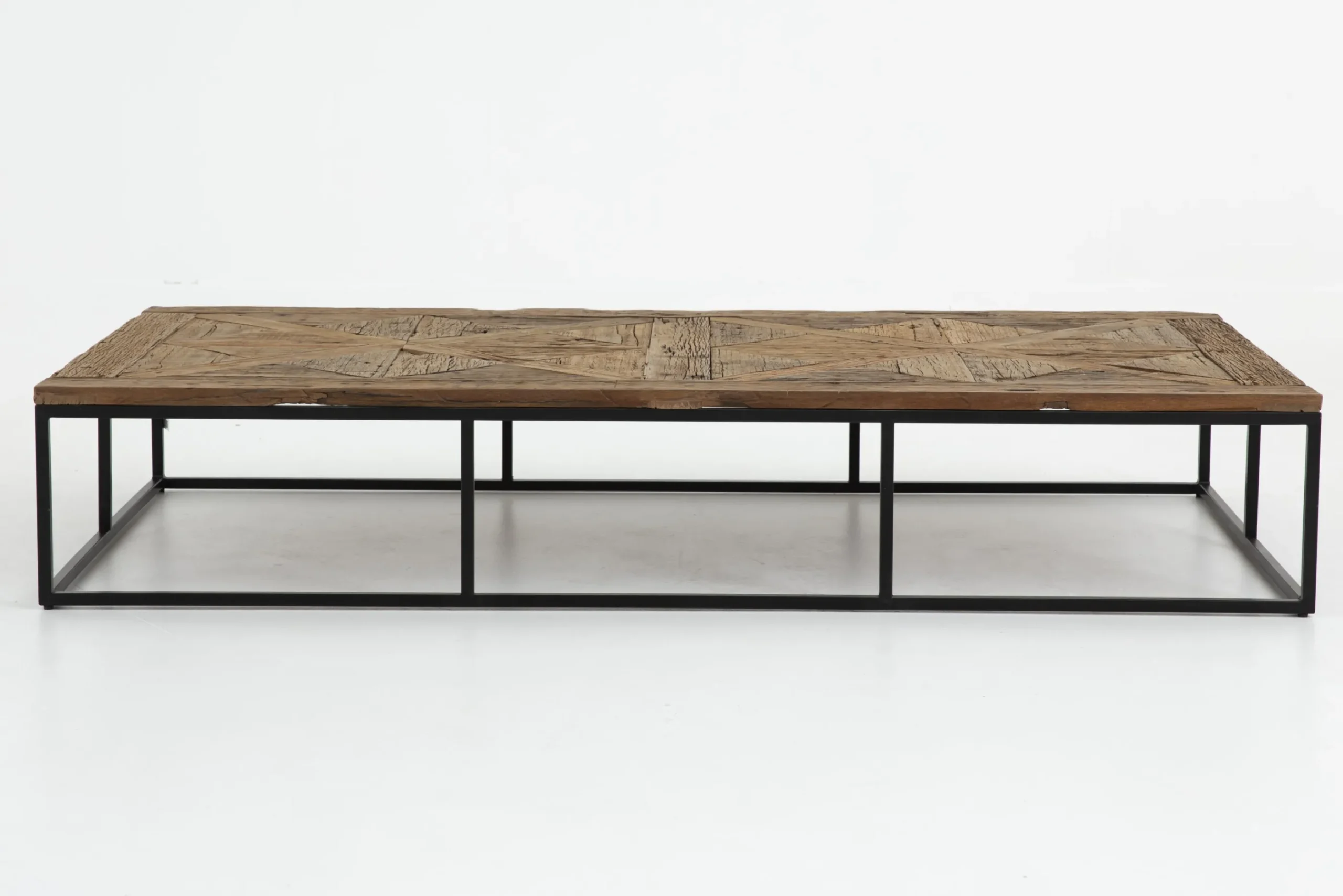 Flamant Archy, Table Basse, Rectangulaire, Bois Et Metal Discount