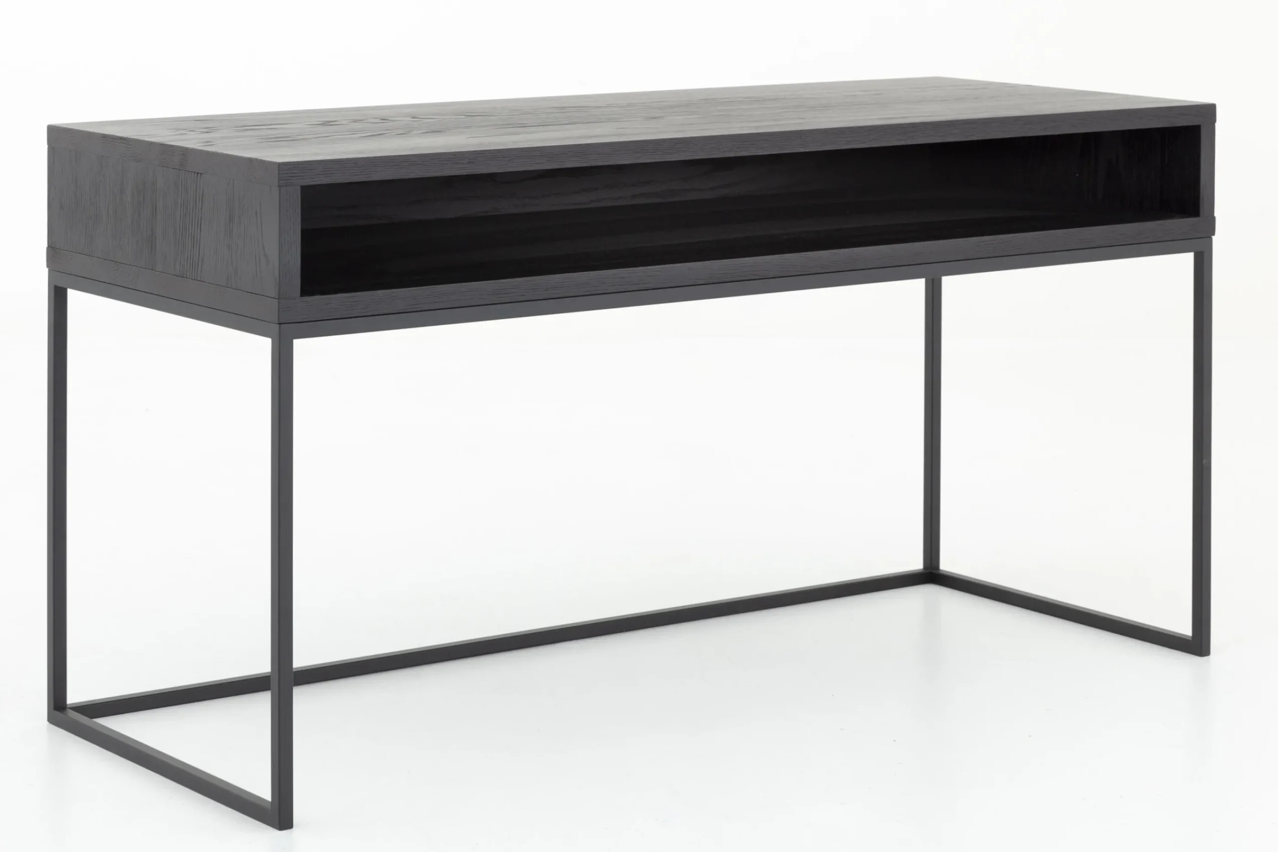 Flamant Armand, Bureau, Chene Noir Et Metal Best