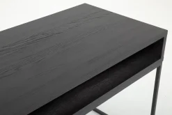 Flamant Armand, Bureau, Chene Noir Et Metal Best