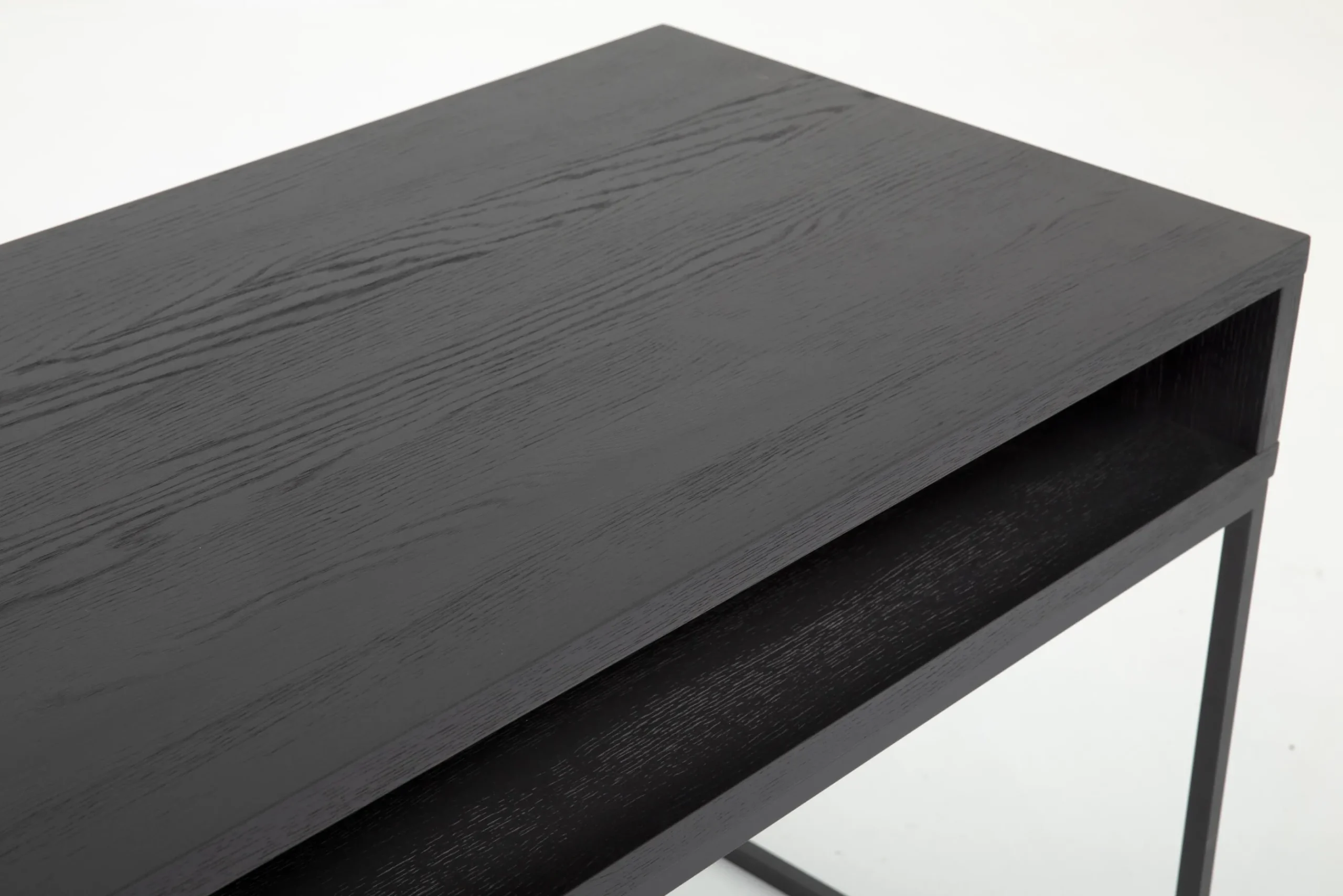 Flamant Armand, Bureau, Chene Noir Et Metal Best