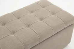 Flamant Aubiz, Pouf, Tissu, Avec Couvercle New