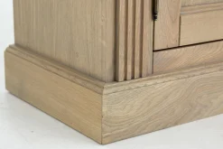 Flamant Balmore, Bibliotheque, Chene Patine, 3 Parties, Avec Echelle New