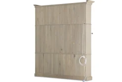 Flamant Balmore, Bibliotheque, Chene Patine, 2 Parties, Avec Echelle Best