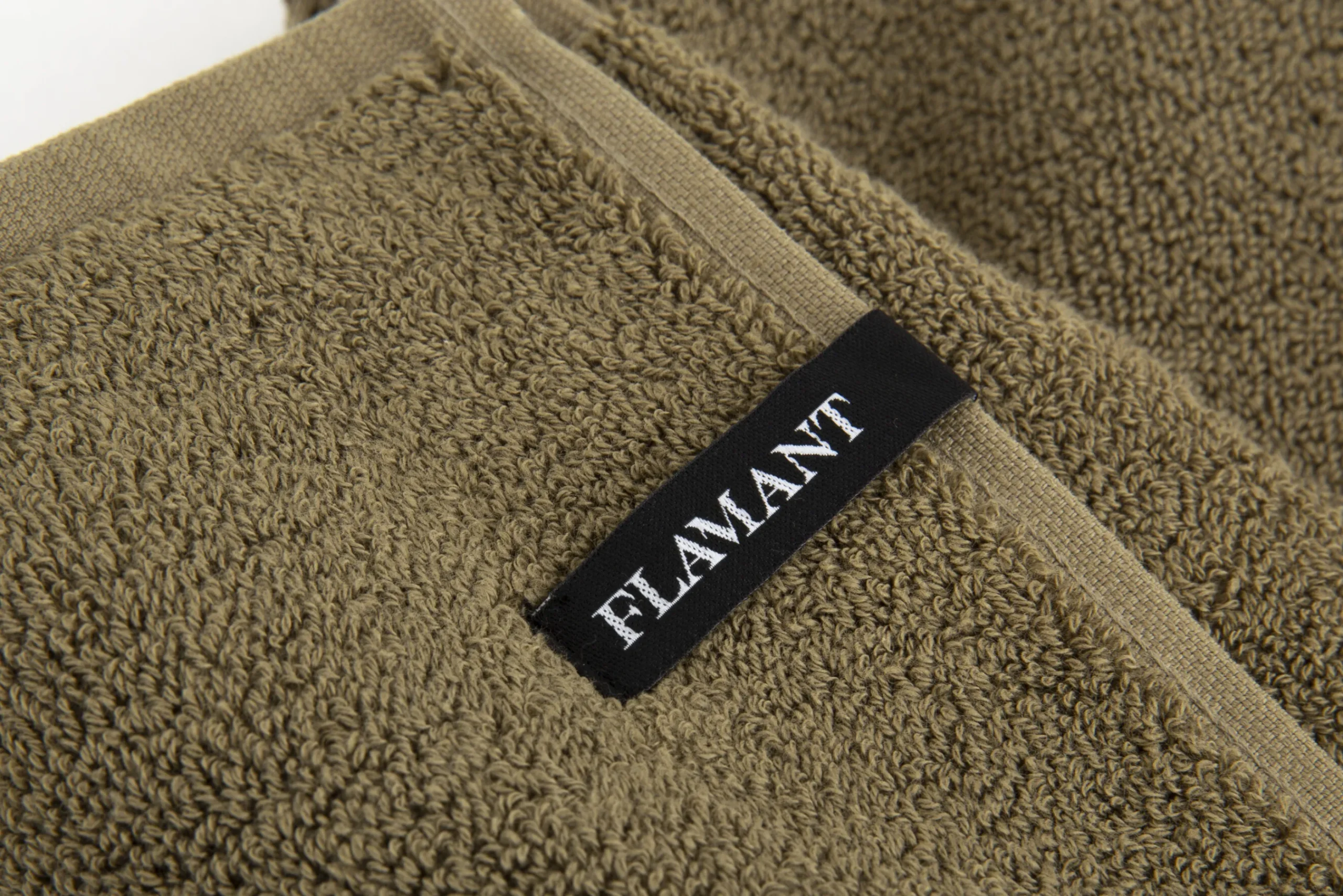 Flamant Baobao, Serviette A Main, Kaki, 50X100 Cm Online