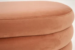 Flamant Beatrice, Pouf, Ovale, Rose Discount
