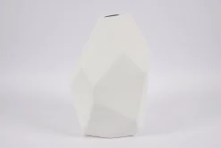 Flamant Belinda, Vase, Ceramique, Blanc, Modele 2 New