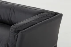 Flamant Bellamy, Canape, Noir, Cuir, 2,5 Places Clearance