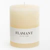 Flamant Beth, Bougie, Couleur Creme, 9X11,5Cm Sale