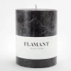Flamant Beth, Bougie, Couleur Noir, 9X11,5Cm Sale