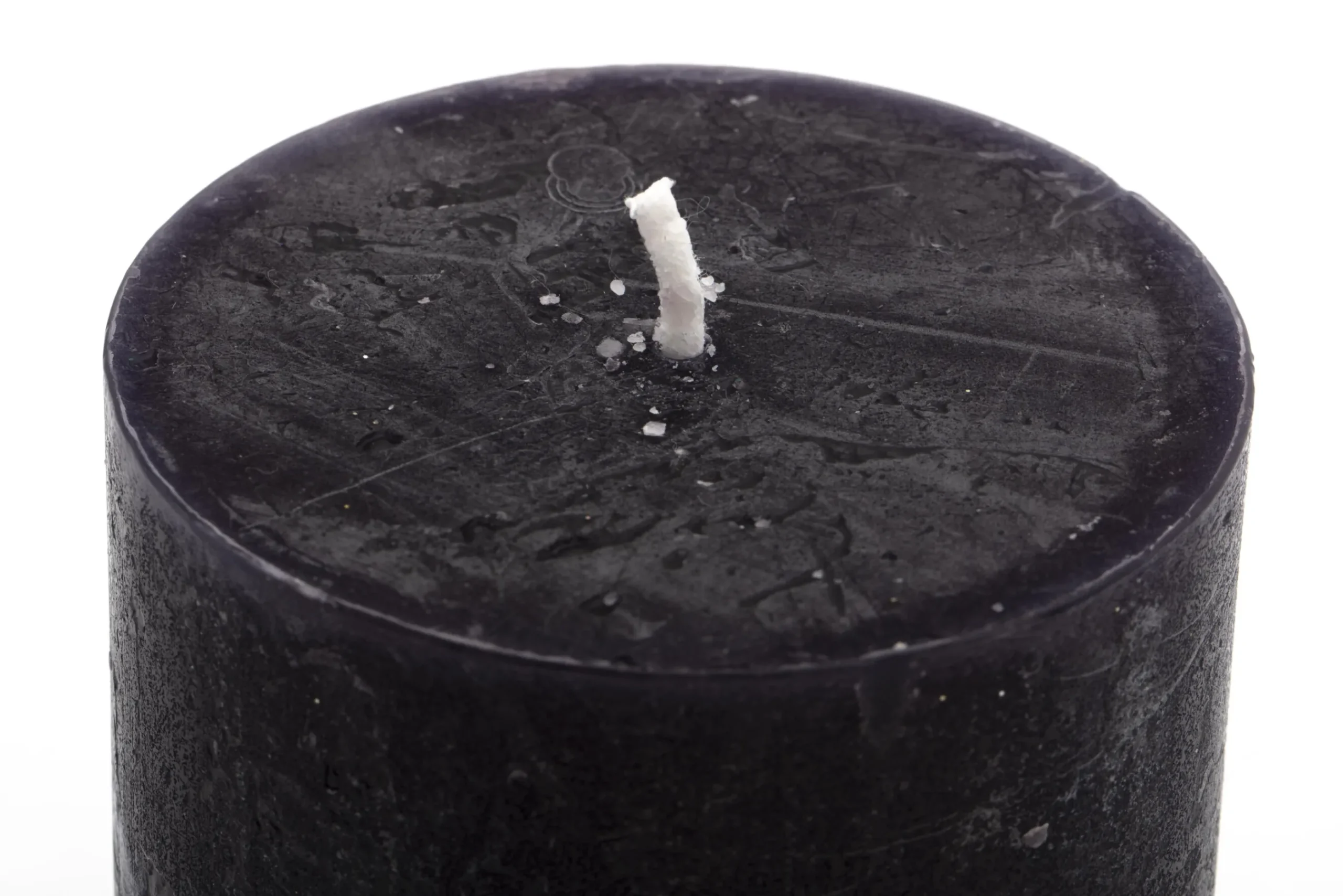 Flamant Beth, Bougie, Couleur Noir, 9X20Cm