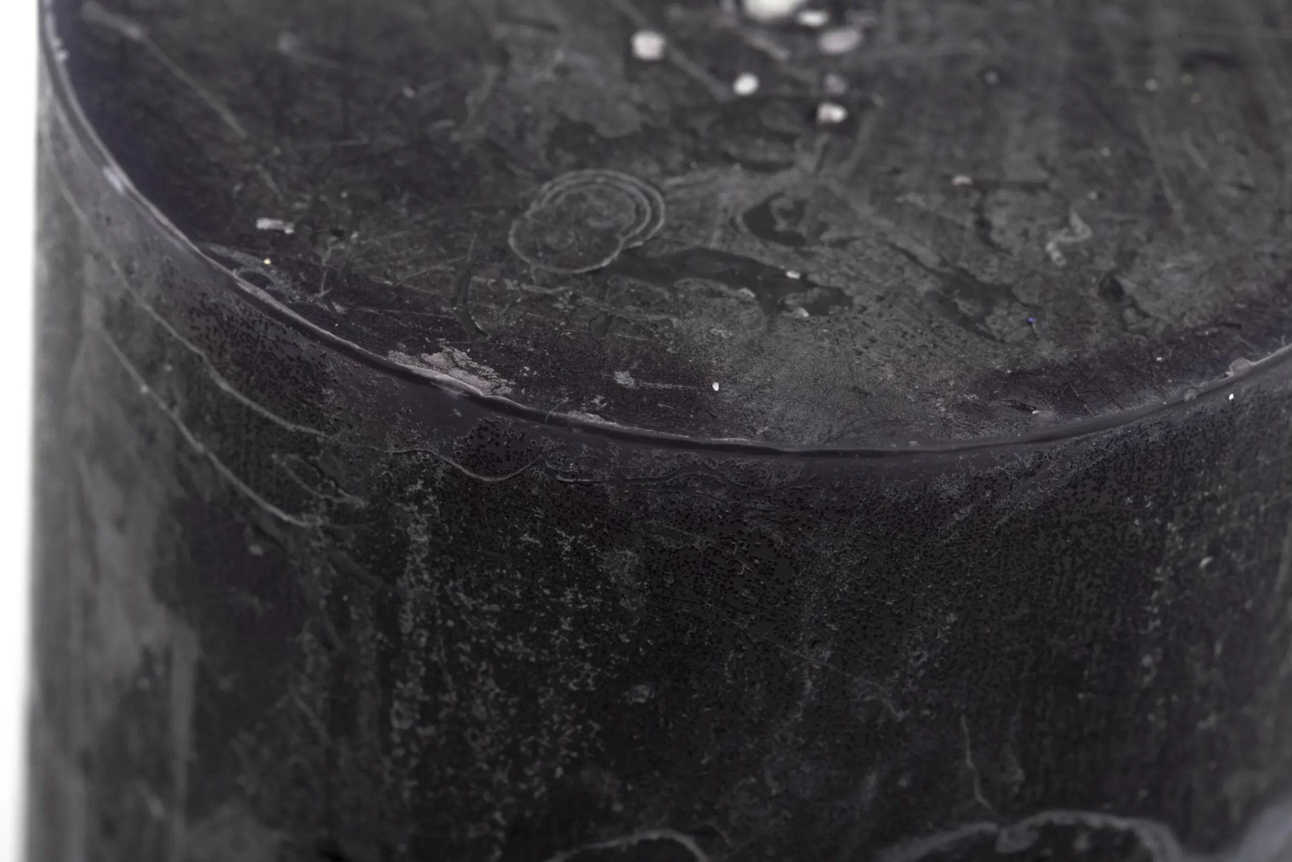 Flamant Beth, Bougie, Couleur Noir, 9X20Cm