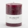 Flamant Beth, Bougie, Couleur Rouge Balmoral, 9X11,5Cm Best