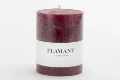 Flamant Beth, Bougie, Couleur Rouge Balmoral, 9X11,5Cm Best