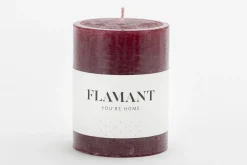 Flamant Beth, Bougie, Couleur Rouge Balmoral, 7X9Cm Best
