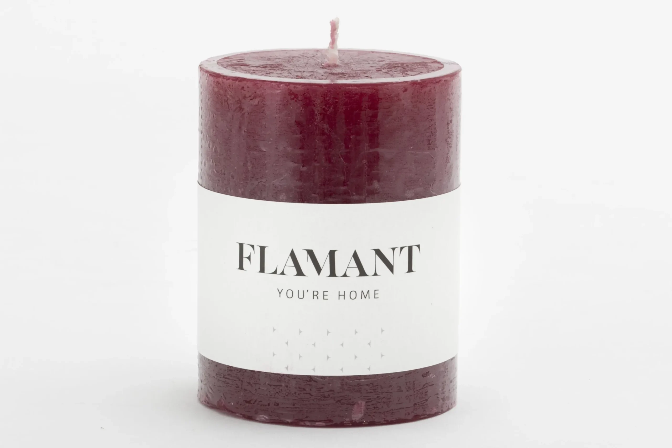 Flamant Beth, Bougie, Couleur Rouge Balmoral, 7X9Cm Best