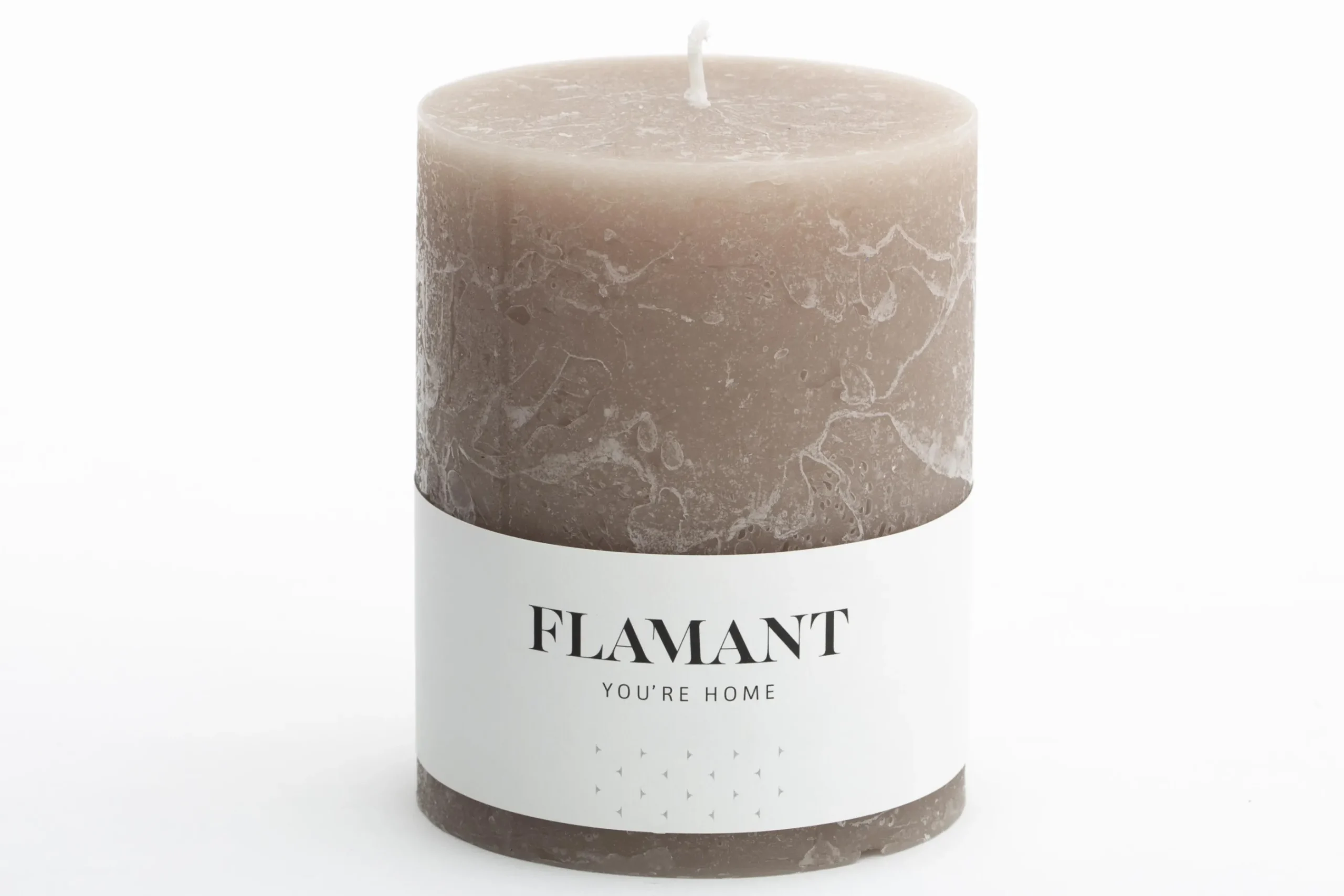 Flamant Beth, Bougie, Couleur Taupe, 9X11,5Cm Outlet