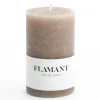 Flamant Beth, Bougie, Couleur Taupe, 7X11,5Cm Clearance