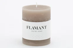 Flamant Beth, Bougie, Couleur Taupe, 7X9Cm Outlet