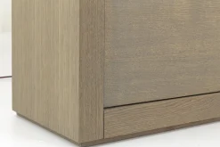 Flamant Bjorn, Bibliotheque, Chene Patine, Avec Lumieres Led A Intensite Variable Hot