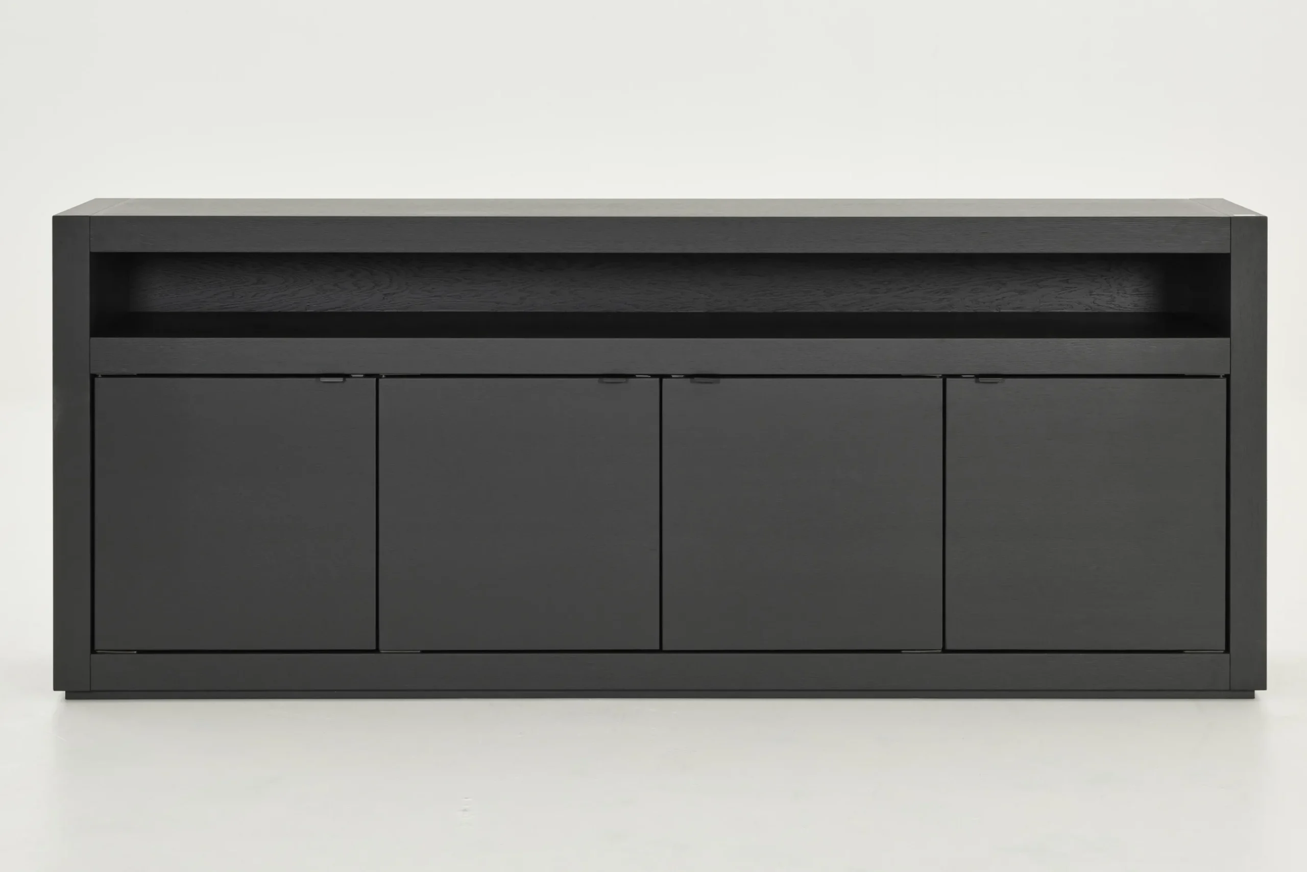 Flamant Bjorn, Buffet, Noir, 4 Portes, Avec Lumieres Led A Intensite Variable Outlet