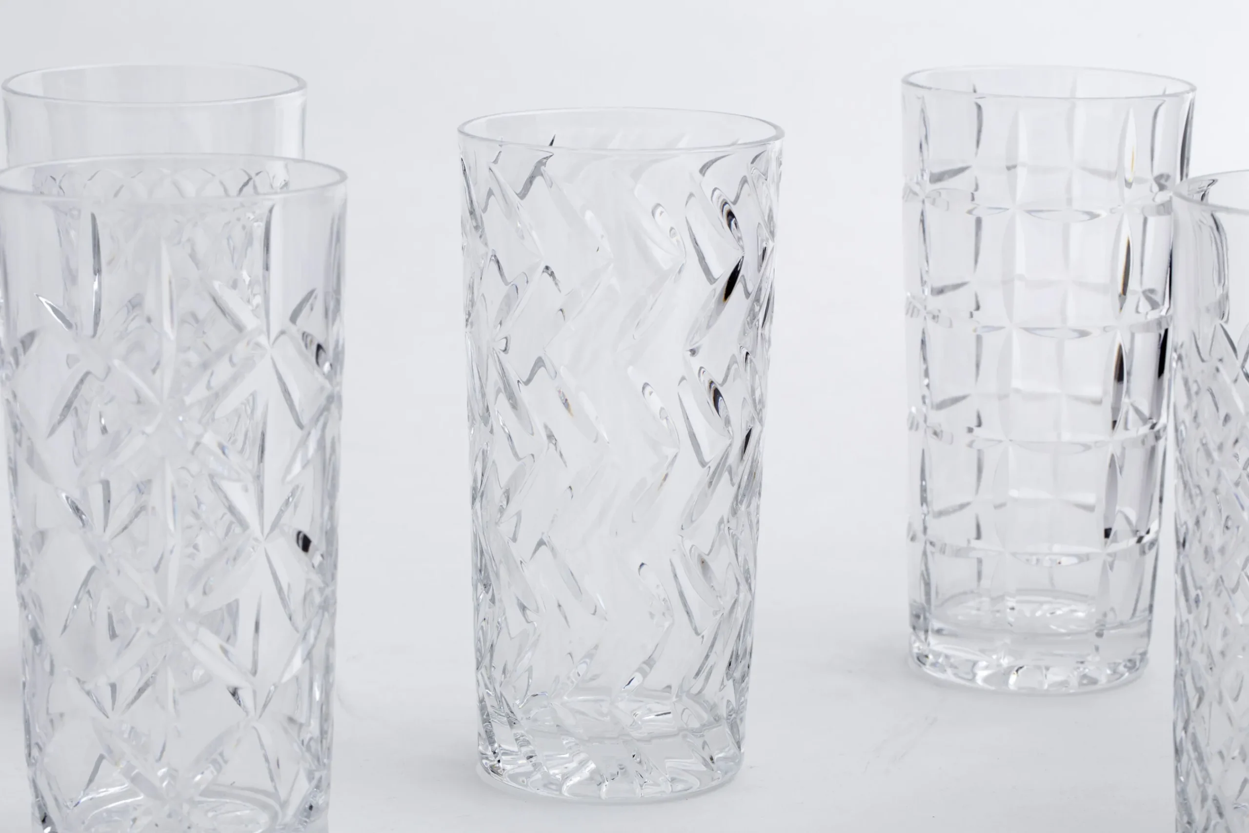 Flamant Bogart, Grand Verre, Coupe A La Main, Ensemble De 6 Clearance