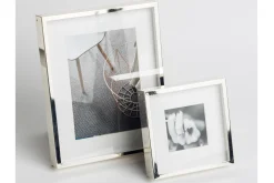 Flamant Boites, Cadre Photo, Plaque Argent Et Laque, 8X8 Best