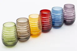 Flamant Brahms, Verre, Differentes Couleurs, Ensemble De 6 Discount