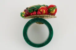 Flamant Brava, Rond De Serviette, Perles Best