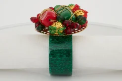 Flamant Brava, Rond De Serviette, Perles Best