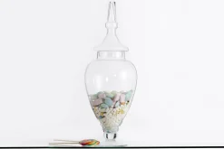 Flamant Brochet, Pot De Bonbons, Verre, S New