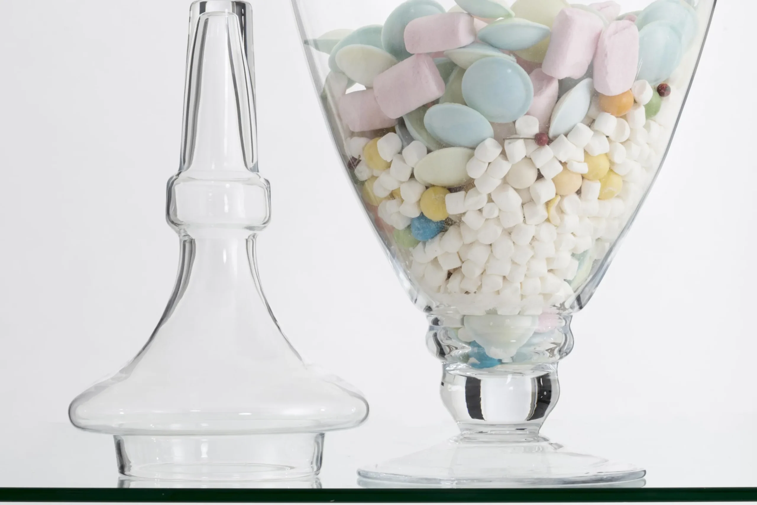 Flamant Brochet, Pot De Bonbons, Verre, S New