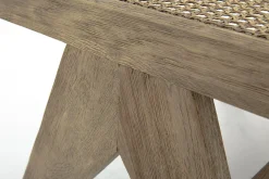 Flamant Bruno, Banc, Chene Et Roseau Clearance