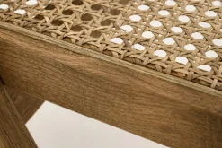 Flamant Bruno, Fauteuil, Chene, Roseau, Avec Coussin New