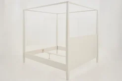 Flamant Cape Cod, Lit A Baldaquin, Blanc, 180 Cm Best