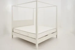 Flamant Cape Cod, Lit A Baldaquin, Blanc, 180 Cm Best