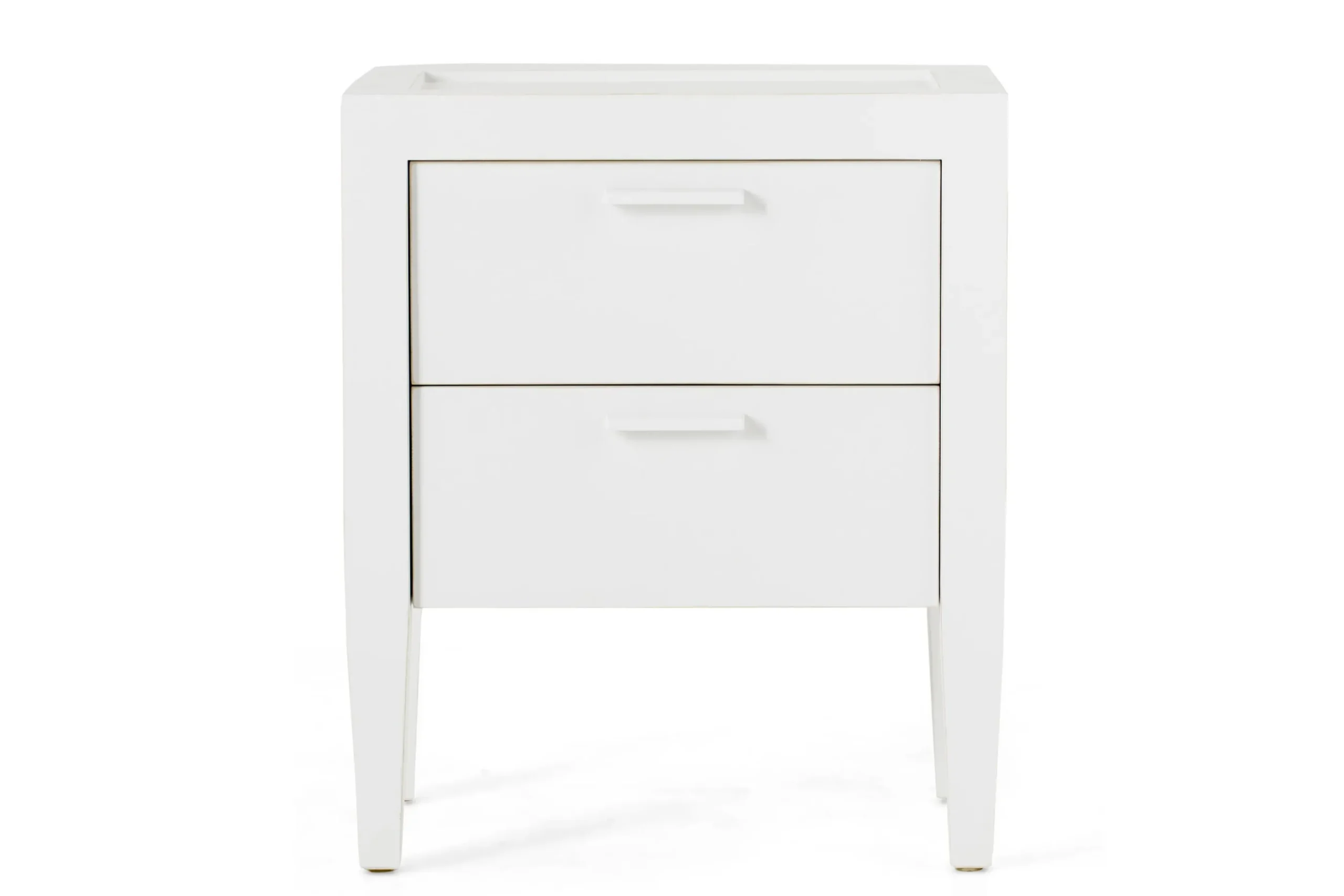 Flamant Cape Cod, Table De Chevet, Bois De Pin, Blanc