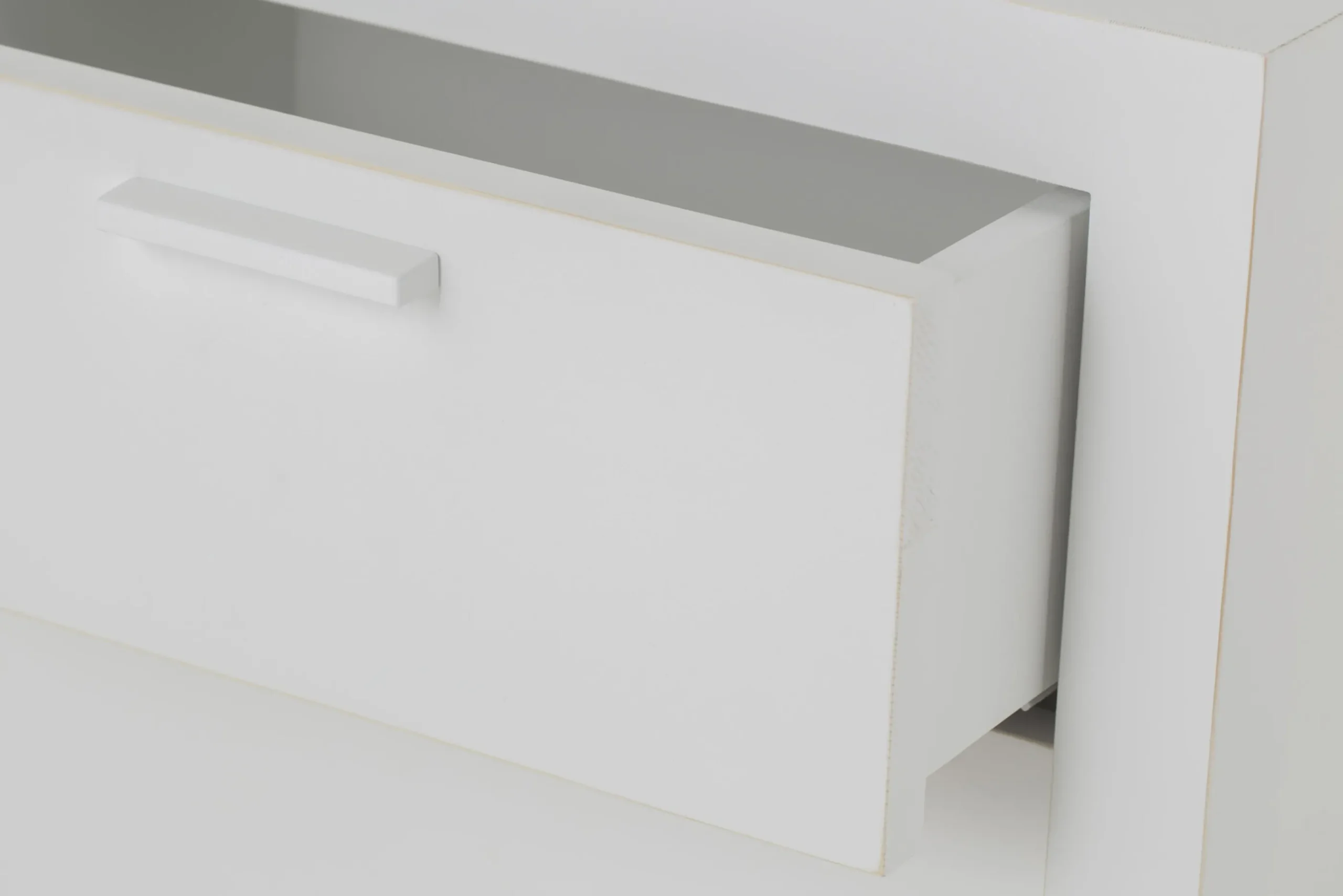 Flamant Cape Cod, Table De Chevet, Bois De Pin, Blanc