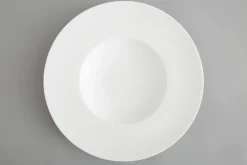 Flamant Cathy, Assiette A Pates, Bone China, Blanc Online