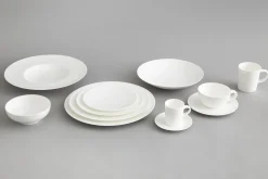 Flamant Cathy, Assiette, Porcelaine, Blanc, 28Cm New