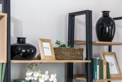 Flamant Chiaz, Vase, Verre, Noir Hot